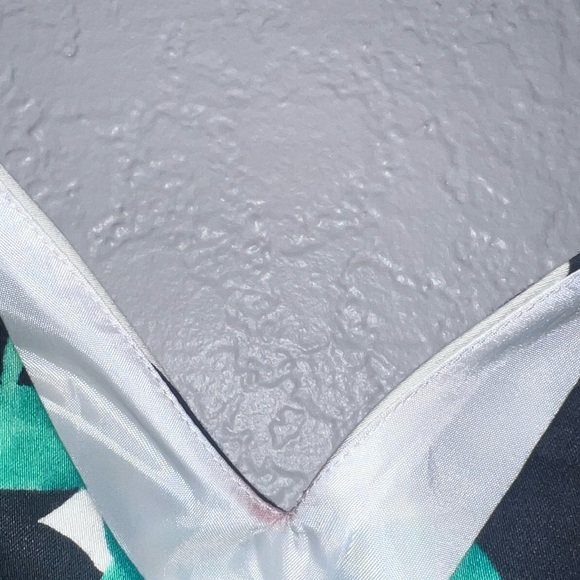 Evan Picone Women Sleeveless Green Black Floral Dress - Picture 5 of 7